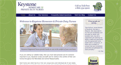 Desktop Screenshot of keystonehomecare.com